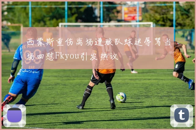 西蒙斯重伤离场遭狼队球迷辱骂当场回怼Fkyou引发热议